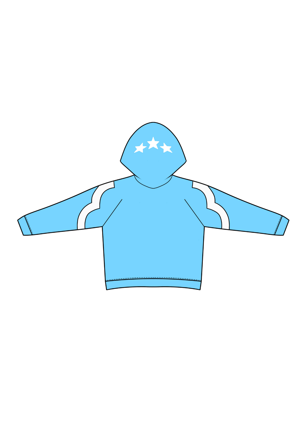 bluza blushy niebieska