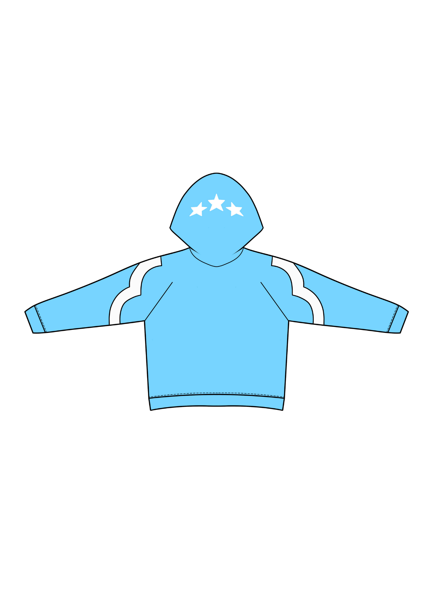 bluza blushy niebieska