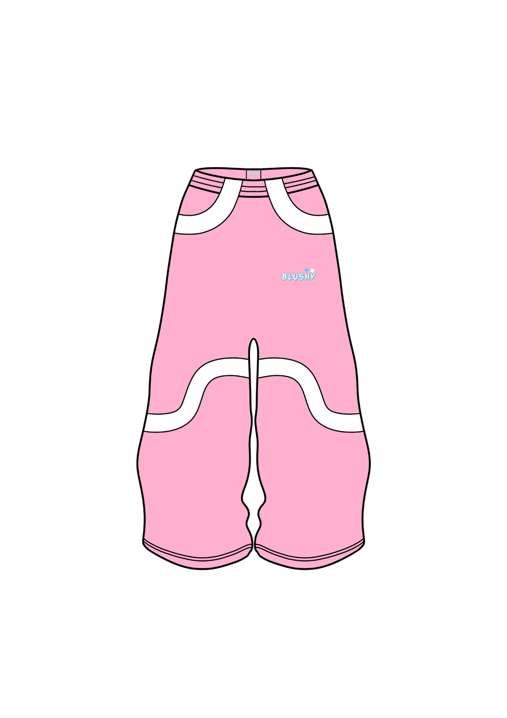 spodnie blushy różowe