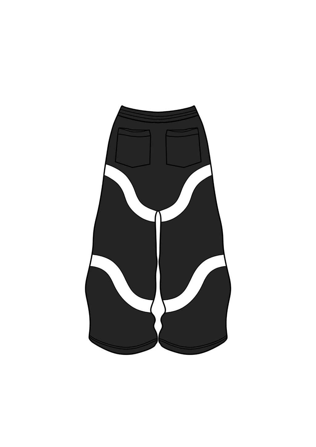 spodnie rumiane czarne