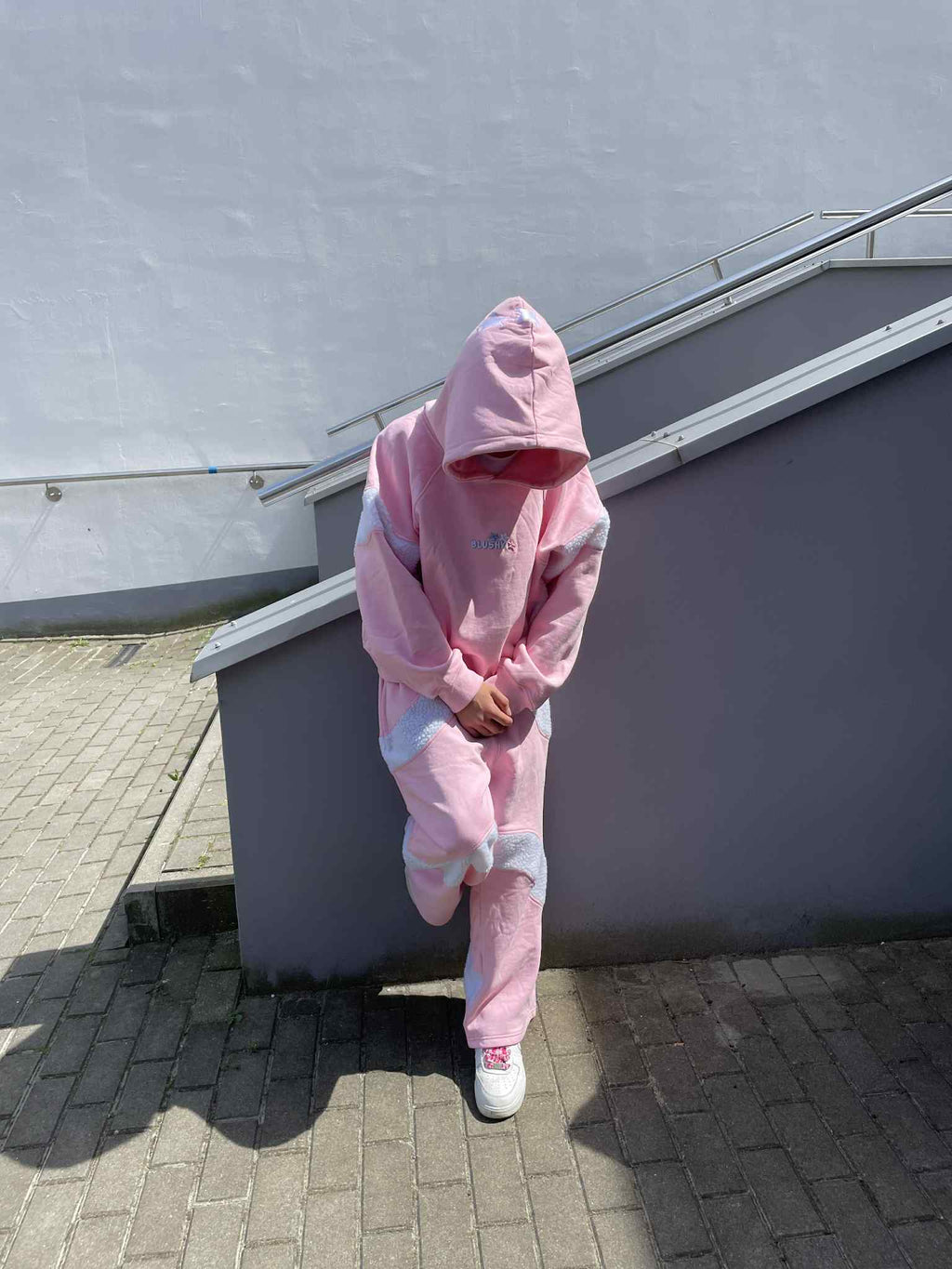 spodnie blushy niebieskie